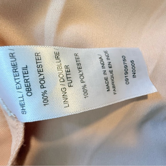 Source Unknown Champagne Beaded Prom Dress - Picture 6 of 9